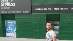 Nono pasa reconocimiento m&eacute;dico con el Elche CF.