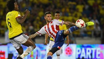 Sanabria, ante Colombia. 