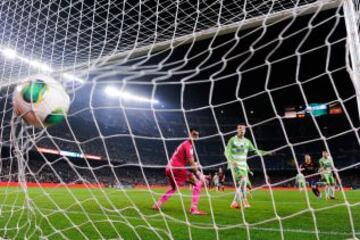 Copa del Rey. Barcelona-Getafe. 3-0. Messi anota el tercer tanto del partido.