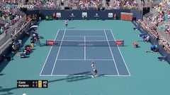 La llamativa reacción de Kyrgios en un match point