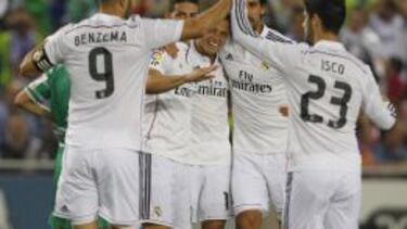 El Real Madrid goleó al Cornellà