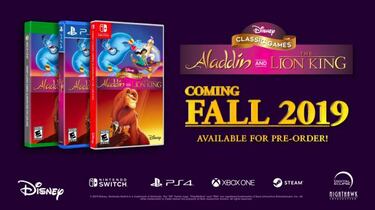 Primeros detalles oficiales de Disney Classic Games: Aladdin y El Rey León