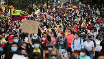 Manifestaciones en Colombia.