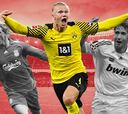 Haaland tiene más hat tricks que estos cracks en toda su carrera