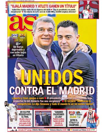 Las portadas de AS de febrero