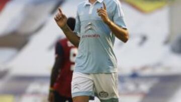 Iago Aspas marcó dos goles ante el Genoa.