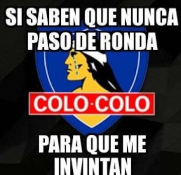 Los memes que dejó la eliminación de Colo Colo