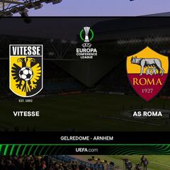 Resumen y gol del Vitesse vs. Roma de la Conference League