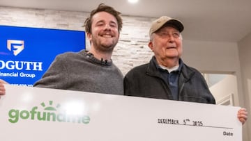 Recaudan 1,5 millones de euros para Ed Bambas, el jubilado de 88 años que trabaja en un supermercado: “No tengo palabras”