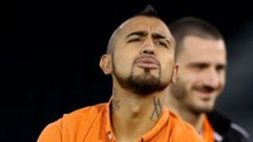 Arturo Vidal se encuentra en Qatar para disputar el partido frente a Napoli.