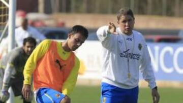 <b>MOTIVACIÓN. </b>Juan Carlos Garrido quiere que la plantilla no se relaje para el choque ante el Hércules.