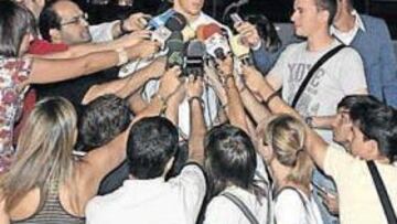 <b>SOLICITADO POR LOS MEDIOS. </b>Fernando Torres fue el jugador de la Selección más reclamado por los medios.