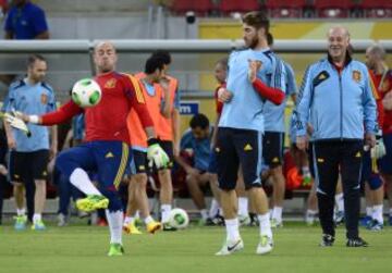 Reina y Sergio Ramos.