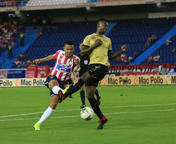 James Sánchez anotó el único gol de Junior en el partido. El volante barranquillero remató en varias oportunidades al arco de Rionegro hasta que logró el tanto que abrió el encuentro. 