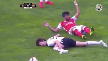 La simulación que le causó críticas a Joao Felix en Portugal