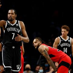Durant channels Chamberlain in Nets OT win over Raptors
