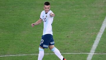 Lo Celso, con Argentina.