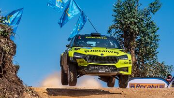 'Cohete' Suárez, en el Rally Princesa de Asturias.