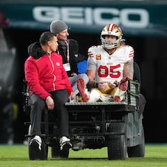 After being carried of the field, 49ers TE George Kittle makes a locker room request no one saw coming