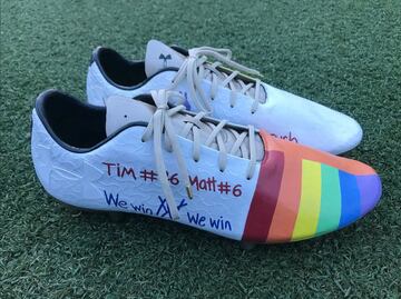 Los botines diseñados por niños con cáncer que usará Red Bulls