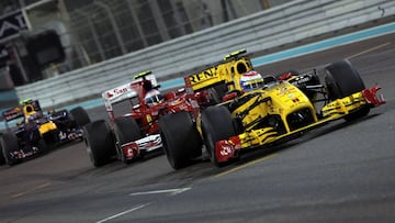 Webber, Alonso y Petrov.