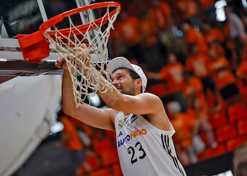 El Real Madrid campen de Liga. En la imagen, Sergio Llull.