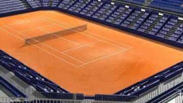 La nueva pista central del Real Club Tenis Barcelona, la gran novedad