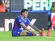 Jorge Sanchez of Cruz Azul during the 1st round match between Leon and Cruz Azul as part of the Liga BBVA MX, Torneo Clausura 2026 at Nou Camp Leon Stadium, on January 10, 2026 in Leon, Guanajuato, Mexico.