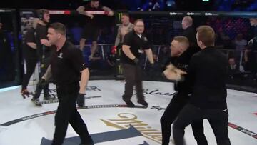 ¡Otra locura de McGregor! A los golpes en triunfo de un amigo