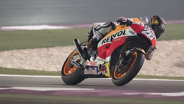 DOHA, QATAR - MARCH 11: Dani Pedrosa of Spain and Repsol Honda Team heads down a straight during the MotoGP Tests In Losail at Losail Circuit on March 11, 2017 in Doha, Qatar. (Photo by Mirco Lazzari gp/Getty Images)