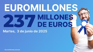 Euromillones: comprobar los resultados del sorteo de hoy, martes 3 de junio