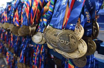 Detalle de las medallas de la presente edición. 