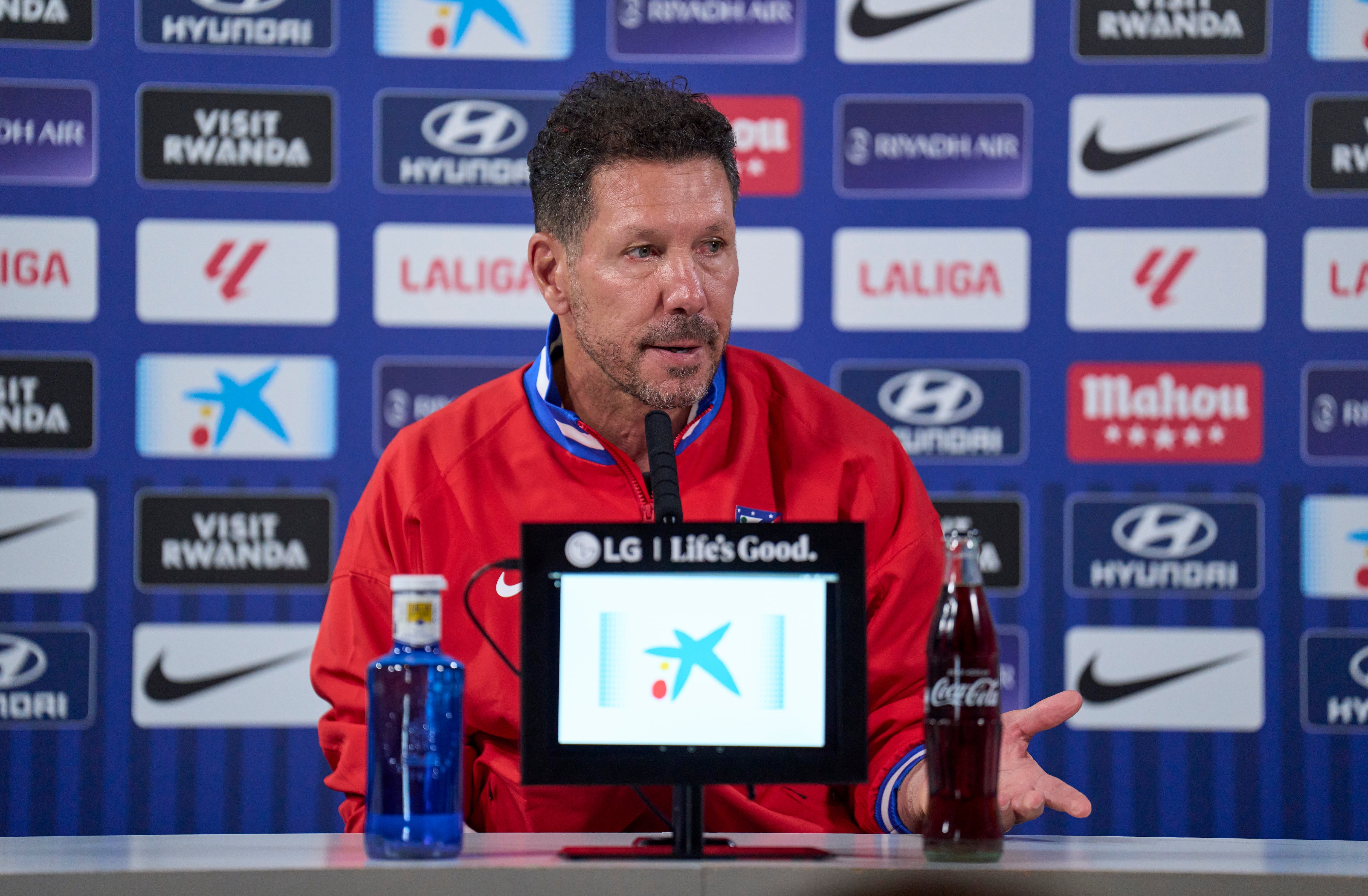 Simeone: “Baena mañana nos va a acompañar para lo que el partido pida”