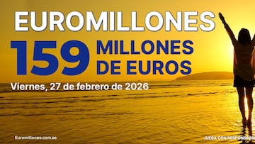 Euromillones: comprobar los resultados del sorteo de hoy, viernes 27 de febrero