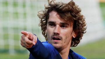 Soccer Football - International Friendly - France v Bolivia - The Stade de la Beaujoire - Louis Fonteneau, Nantes, France - June 2, 2019 France's Antoine Griezmann celebrates scoring their second goal REUTERS/Stephane Mahe
