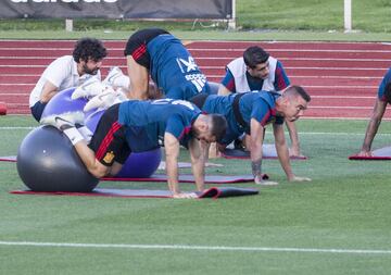 Así fue el primer entrenamiento de Luis Enrique con la Selección