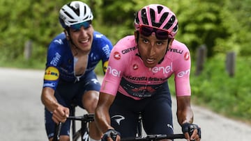 Egan Bernal, a 30 km de ser campeón del Giro de Italia