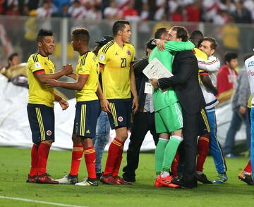 Así fue el festejo de Falcao y la Selección por el cupo al Mundial