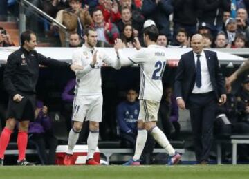 Cambio de Morata por Gareth Bale.