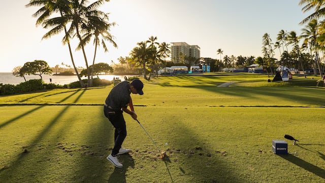 The first competition of the 2026 PGA Tour is currently underway at the Waialae Country Club in Hawaii.