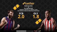 Barça Basket vs. Olympiacos BC: horario, TV, pronósticos, estadísticas y clasificación