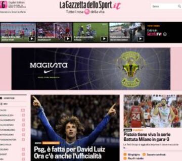 Portadas de la prensa extranjera