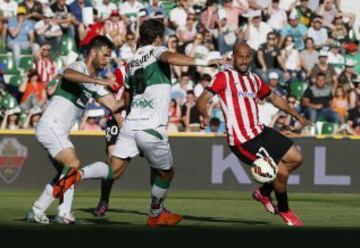 Elche-Athletic de Bilbao.
Mikel Rico, Cisma y Mosquera.