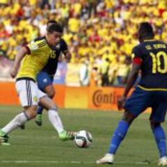 James expone su mejor versión con Colombia antes del clásico