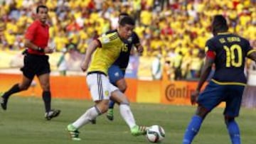 James expone su mejor versión con Colombia antes del clásico