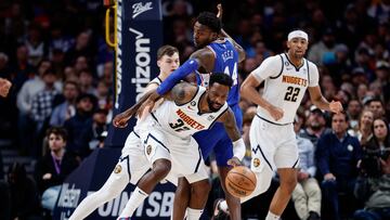 The Denver Nuggets survived a fourth quarter meltdown against a Philadelphia 76ers team with no Joel Embiid or James Harden on Monday night.