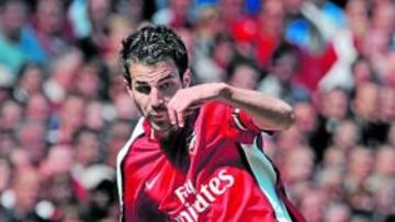 <b>CAPITÁN. </b>Cesc Fàbregas, en acción con el Arsenal, la pasada Liga.