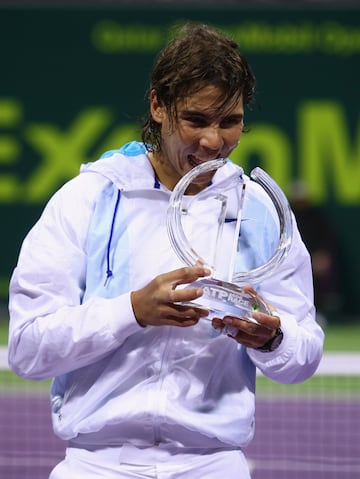 Desde que en 2008 consiguiera por primera vez la posición de honor en el ranking ATP el balear lo ha sido en siete ocasiones, sumando 198 semanas. Su periodo más largo en el nº1 fue de 56 semanas, entre el 6 de junio de 2010 y el 3 de julio de 2011.