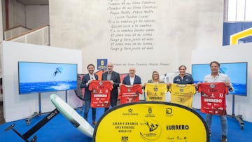 El acto de presentación oficial de la Gran Canaria GWA Wingfoil World Cup 2025 tuvo lugar esta mañana en la Casa Palacio del Cabildo de Gran Canaria, con la participación de Antonio Morales, presidente del Cabildo; Aridany Romero, consejero de Deportes; y Vanesa Martín, alcaldesa de Ingenio. Adicionalmente, en el acto estuvieron presentes representantes de entidades colaboradoras como Guiomar Bonilla, director técnico de la Real Federación Canaria de Vela o Bernardo Salom, expresidente de la Federación de Vela Latina Canaria.