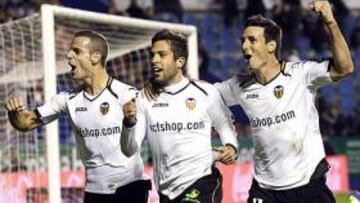 <b>BUENAS SENSACIONES. </b>El Valencia jugó en el derbi los mejores minutos de la temporada y fue muy superior al Levante.